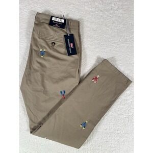 Vineyard Vines Stretch Breaker Pants  Embroidered Lobsters Men's 32x32‎ (34x32)